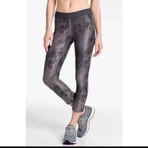 Nike  Grey Tie-Dye Leggings S